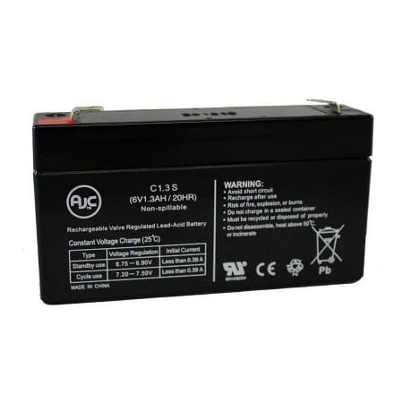 Battery Clerk AJC GE Simon 6V 1.3Ah Alarm Battery GE-SIMON